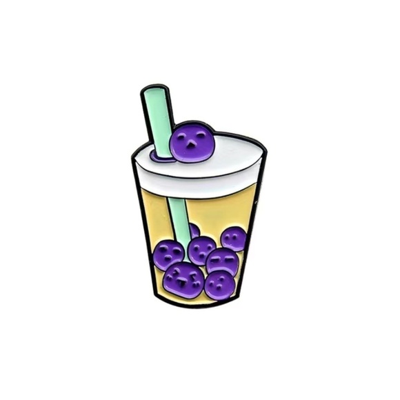 Accessories - (3/$15) Bubble Tea Enamel Pin
